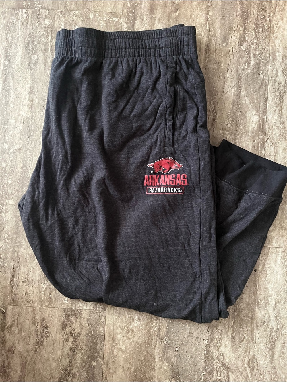 University of Arkansas Razorbacks Dark Grey Champion Joggers